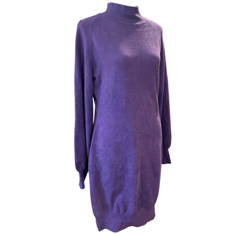 💜NWT! EXLURA! GORGEOUS SWEATER DRESS! SO TRENDY & COMFY! BODYCON! MOCK NECK! - Picture 5 of 16